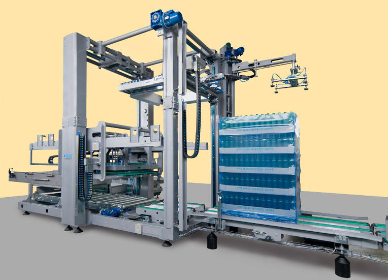 Layer depalletizer SWIPPER LOW MAS PACK low level infeed / for