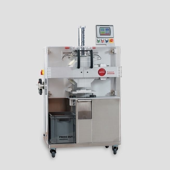 Automatic deblister machine - PressOut Universal - Sepha Ltd.