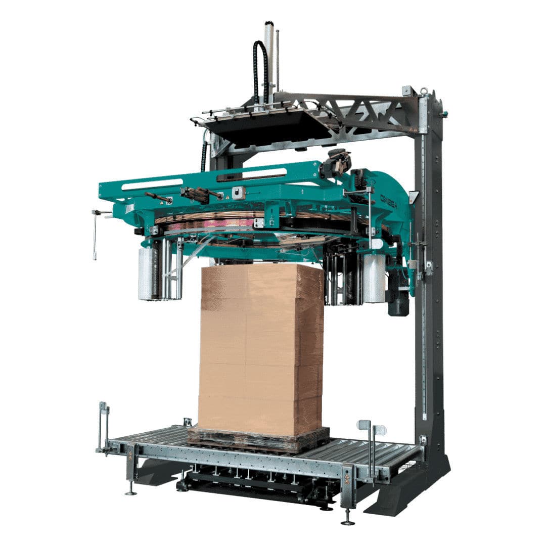 Rotating Wrapping System Rotary ring stretch wrapping machine - Omega Double - Atlanta Packaging ...