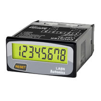 Time counter / digital / compact / panel-mount