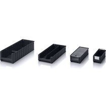Plastic crate / storage / conductive / stackable
