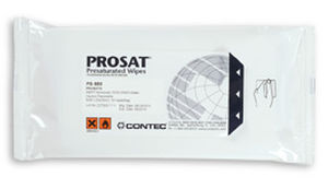 pre-saturated cleaning wipes