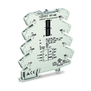 DIN rail signal conditioner / configurable