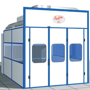 enclosed paint booth