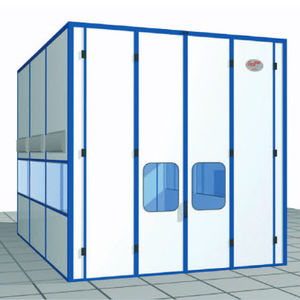 enclosed paint booth
