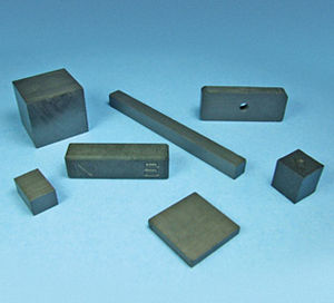 sintered ferrite permanent magnet / rectangular / anisotropic