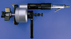 titanium cutting machine / manually-controlled / chamfering / for pipe ends