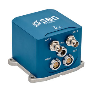 inertial navigation system with integrated dual-antenna GPS