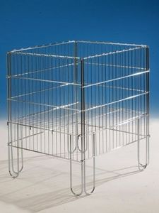 metal intermodal container / wire mesh / folding
