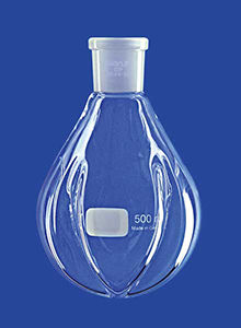 Kjeldahl flask / glass / for laboratories