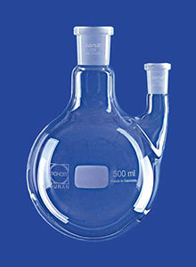 distillation vial / borosilicate glass