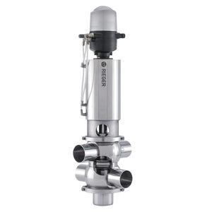 Hygienic valve - N3 - Gebr. Rieger GmbH + Co. KG - pneumatic / mix ...