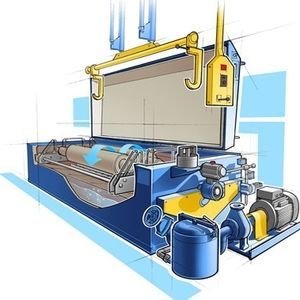 solvent cleaning machine