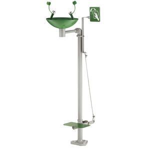safety shower with eyewash station