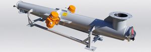 vibrating conveyor / for bulk materials / inclined / handling