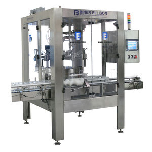 cosmetic cream filling machine / butter / for viscous liquids / multi-container