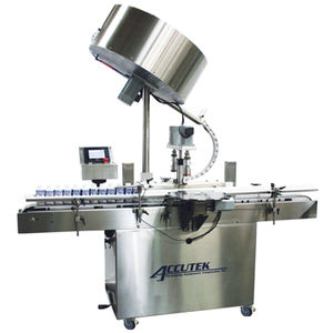 linear screw capping machine / automatic / for glass bottles / for plastic bottles