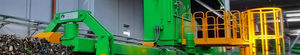 waste baling press