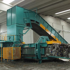 waste baling press