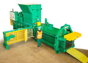 horizontal baling press