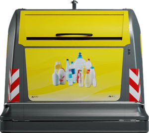 steel waste container