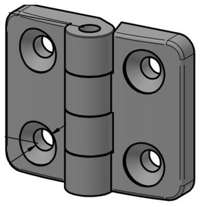 corner hinge