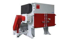 single-shaft shredder / for wood / tire / paper