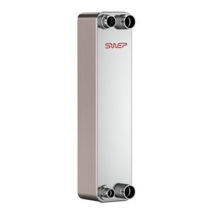 brazed plate heat exchanger / liquid/liquid / stainless steel / copper