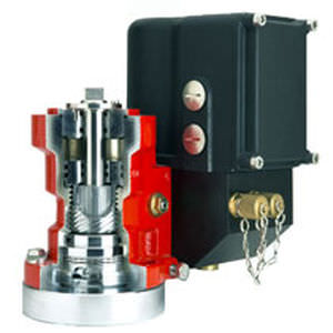 electro-hydraulic valve actuator / rotary / rack-and-pinion / double-acting