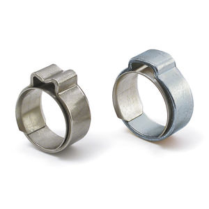 zinc-coated steel hose clamp