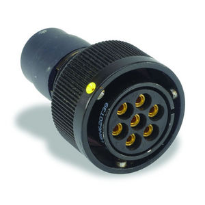 data connector / DIN / circular / crimp