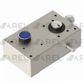 bolt lock / for electrical control panels / brass / stainless steel