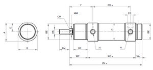 pneumatic cylinder