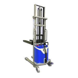 semi-electric stacker truck / walk-behind