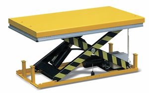 scissor lift table / hydraulic / stationary