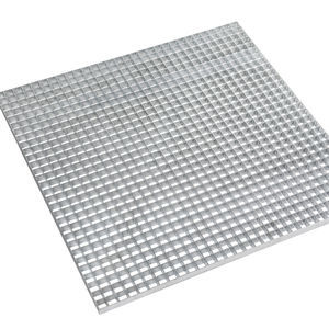 clinched grating