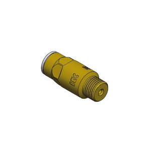 push-in fitting / threaded / straight / hydraulic
