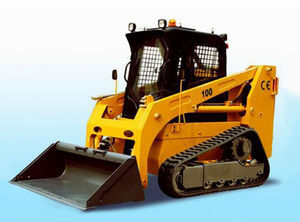 胶轮打滑驾驶装载机