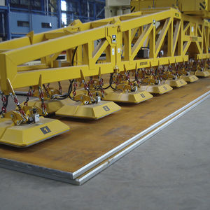 sheet metal vacuum lifting device / industrial / for heavy loads / horizontal
