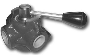 lever valve / manual / selector / for oil