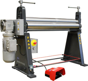 3-roller plate bending machine / electric