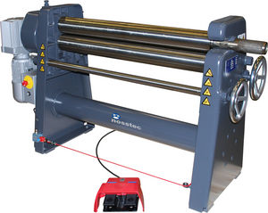 3-roller plate bending machine / electric