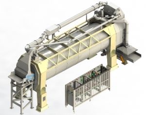 drum type processing plant