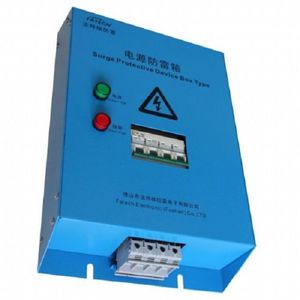 type 1 surge arrester / for power supplies / remote signaling / with fault indication