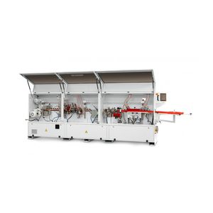 automatic edge-banding machine / for panels / with glue applicator
