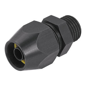 socket fitting / straight / pneumatic / male