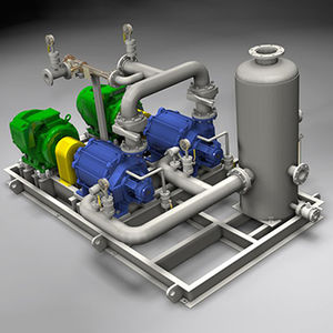 liquid ring pump vacuum system