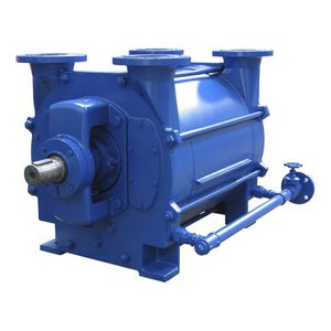 liquid ring vacuum pump / lubricated / single-stage / air compressor