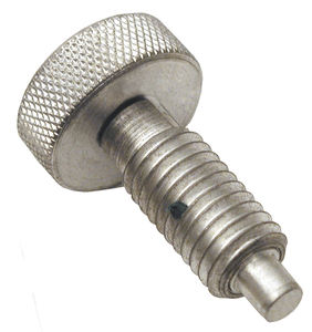 spring plunger / stainless steel / retractable / hand-held
