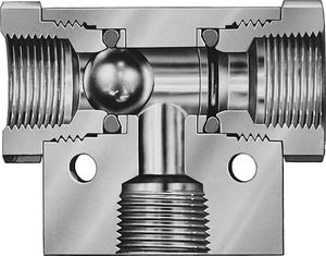 shuttle check valve